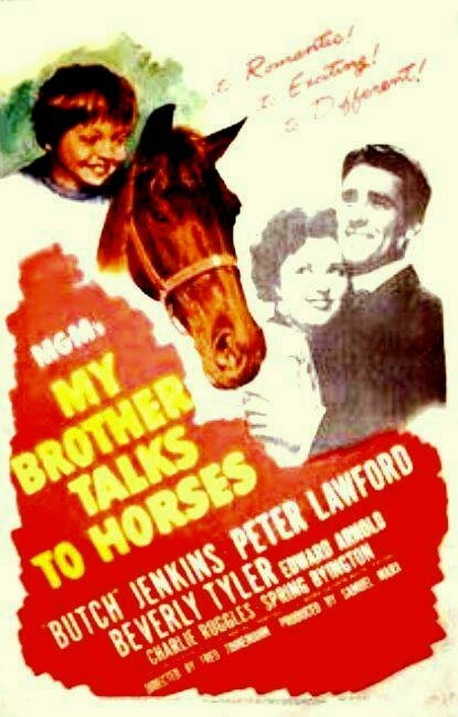 Мой брат разговаривает с лошадьми (1947) постер
