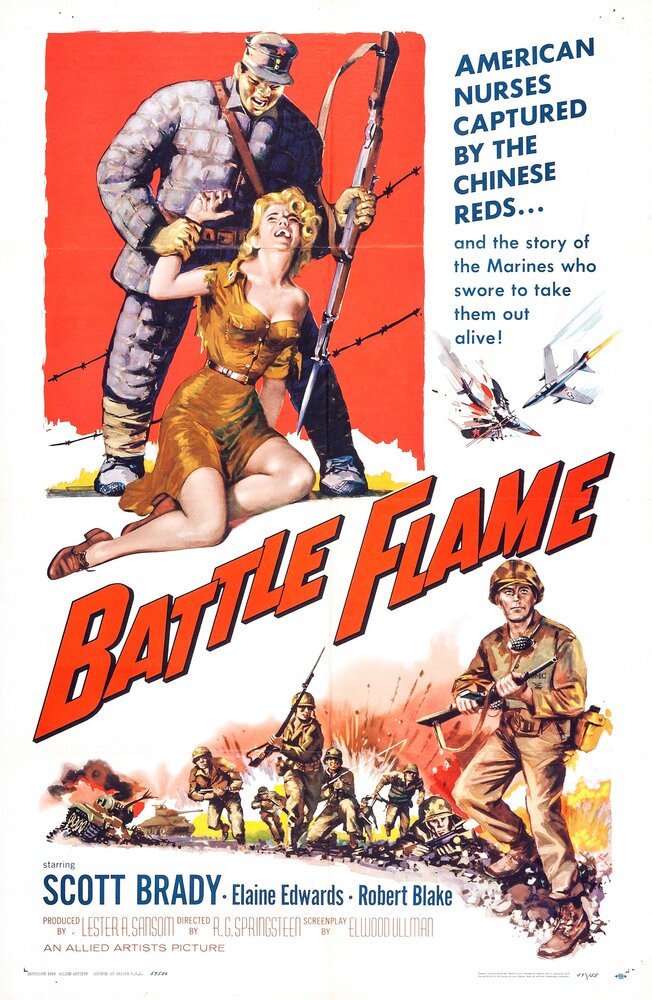 Battle Flame (1959) постер