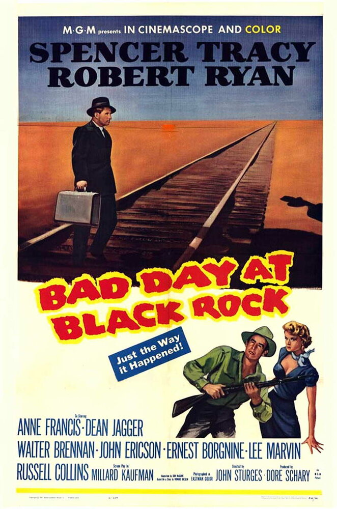Плохой день в Блэк-Роке (1955) постер