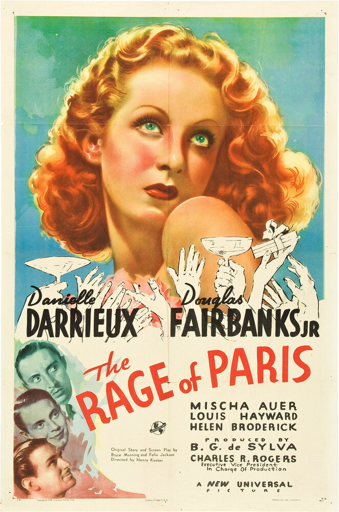 Гнев Парижа (1938) постер