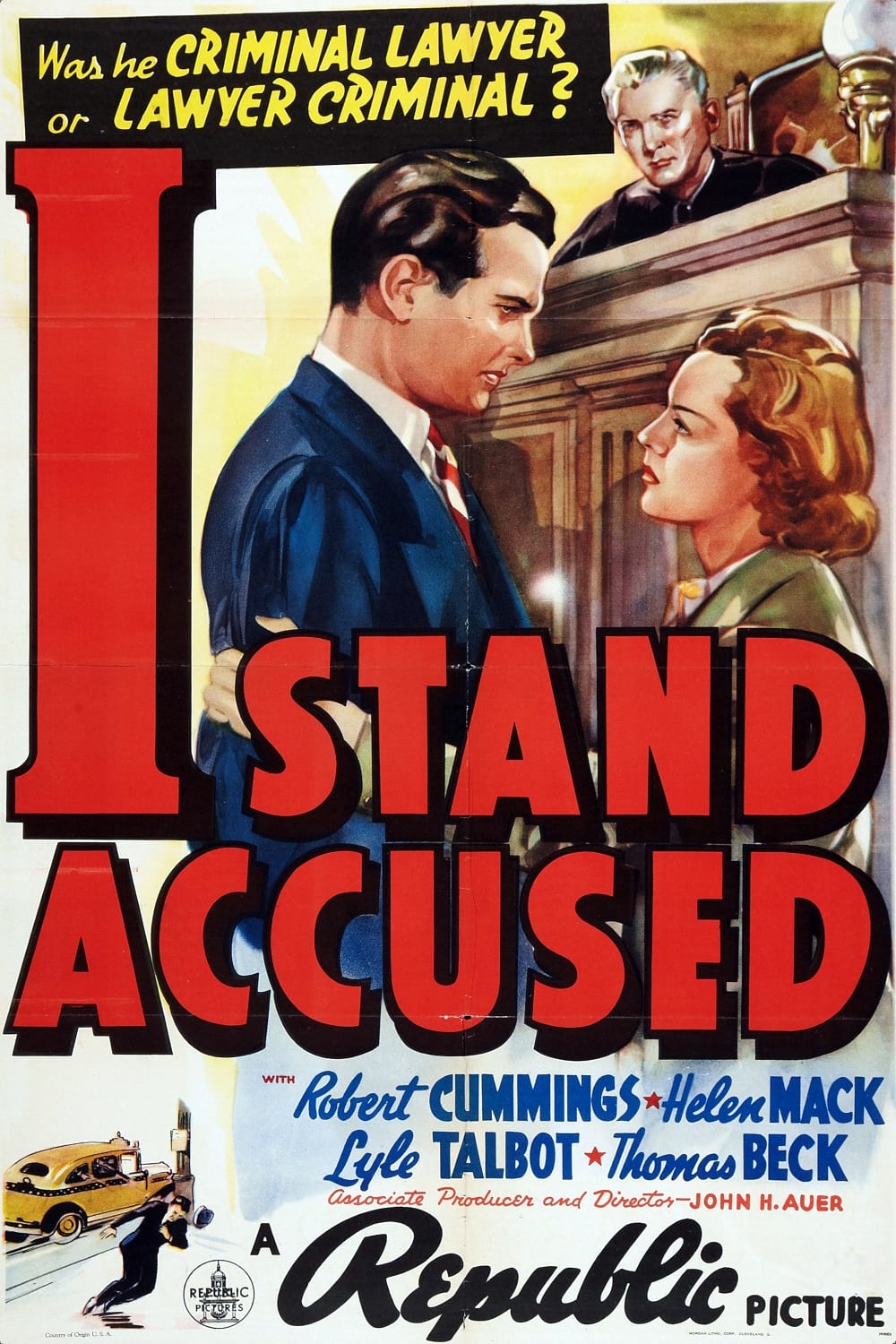 I Stand Accused (1938) постер