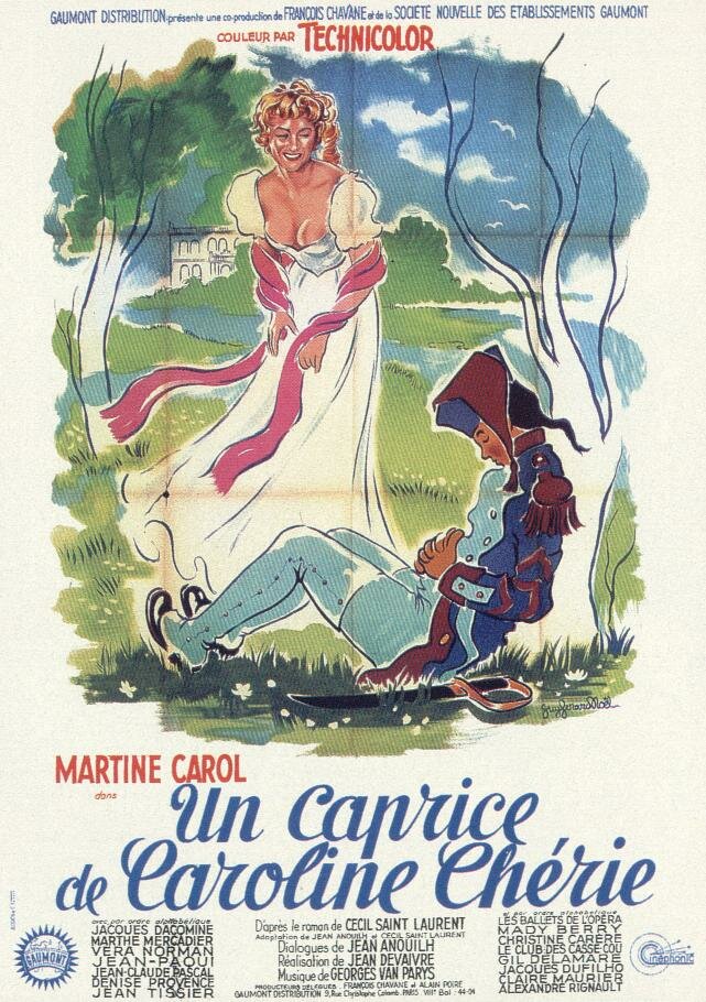 Каприз дорогой Каролины (1953) постер