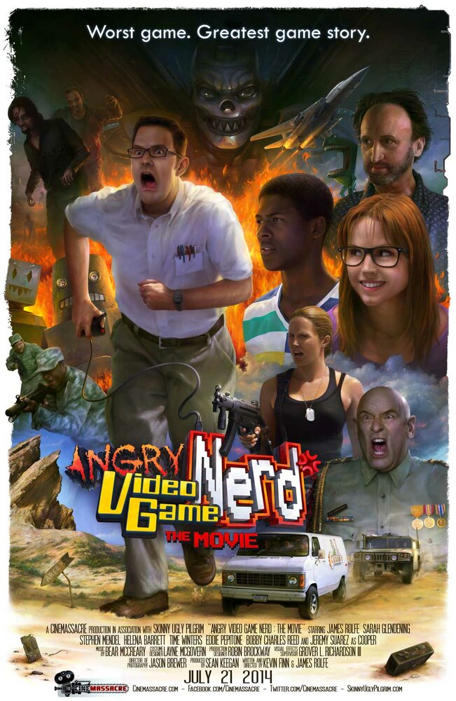 Злостный видеоигровой задрот: Кино (2014) постер