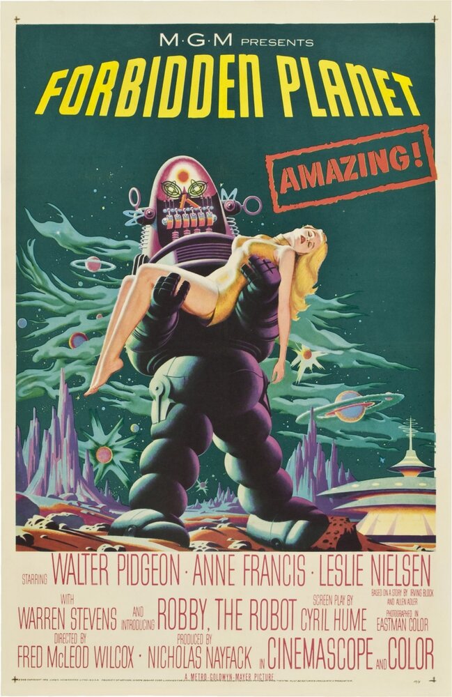 Запретная планета (1956) постер