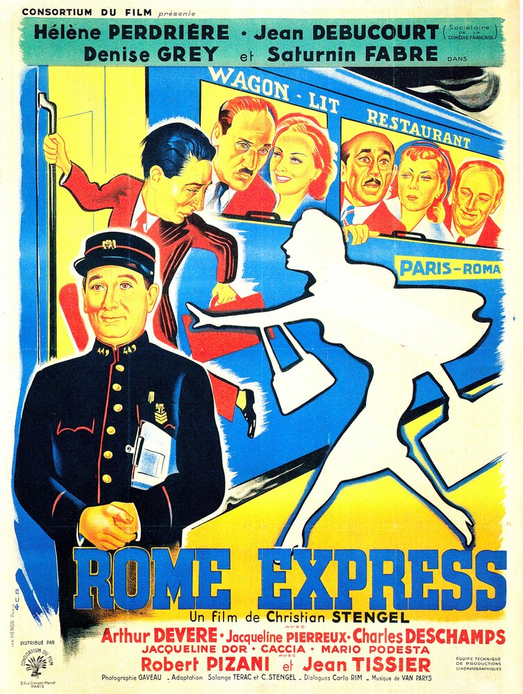Римский экспресс (1950) постер