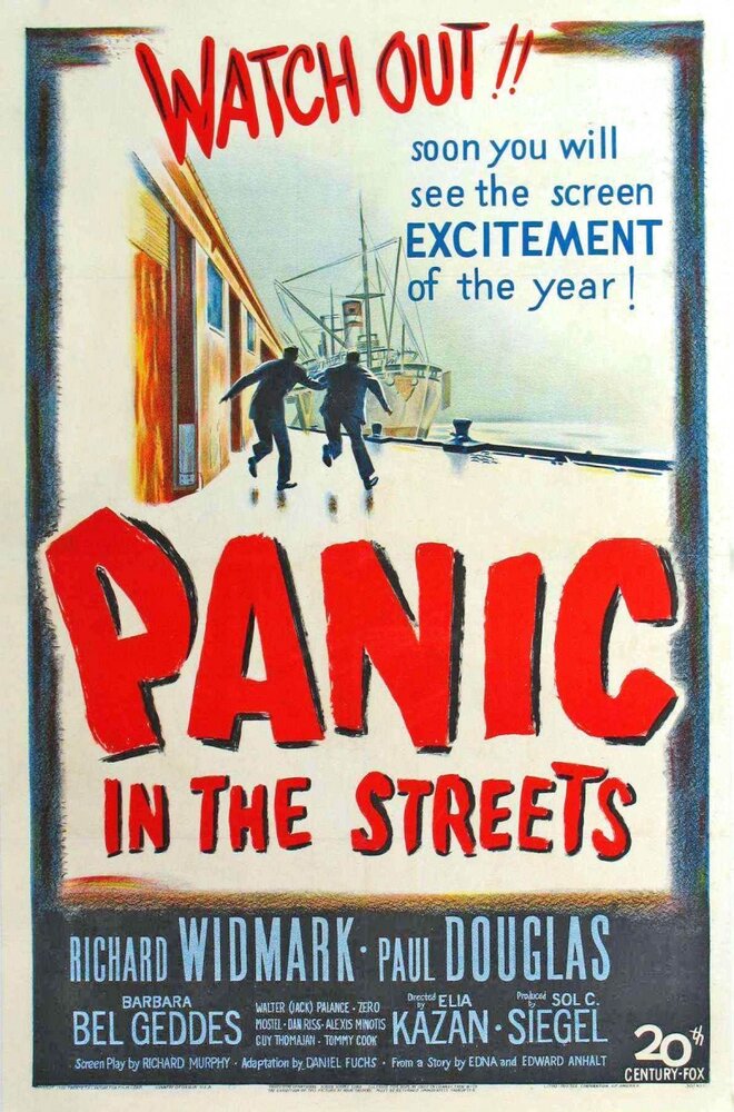 Паника на улицах (1950) постер