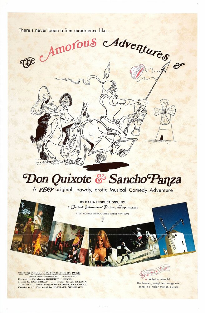 Любовные приключения Дон Кихота и Санча Пансы (1976) постер