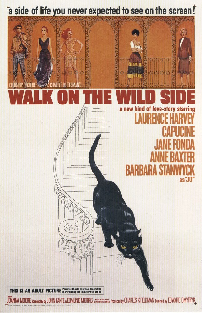 Прогулка по беспутному кварталу (1962) постер