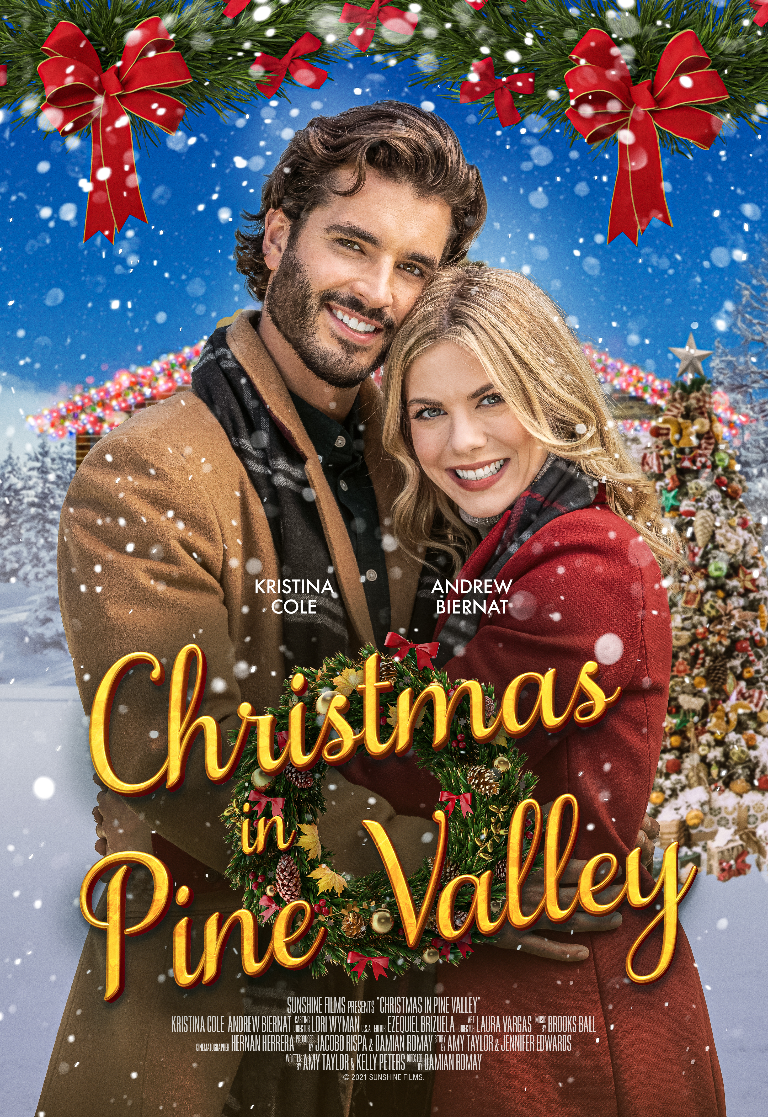 Christmas in Pine Valley (2022) постер