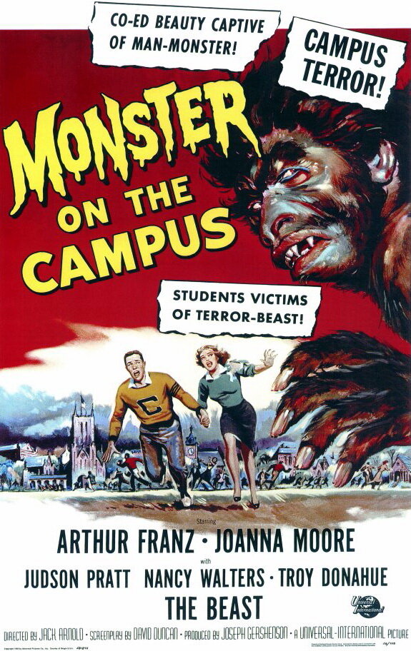 Монстр в университетском городке (1958) постер