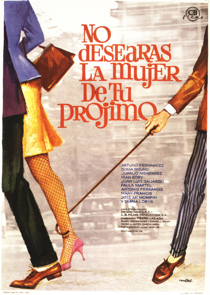 No desearás la mujer de tu prójimo (1968) постер