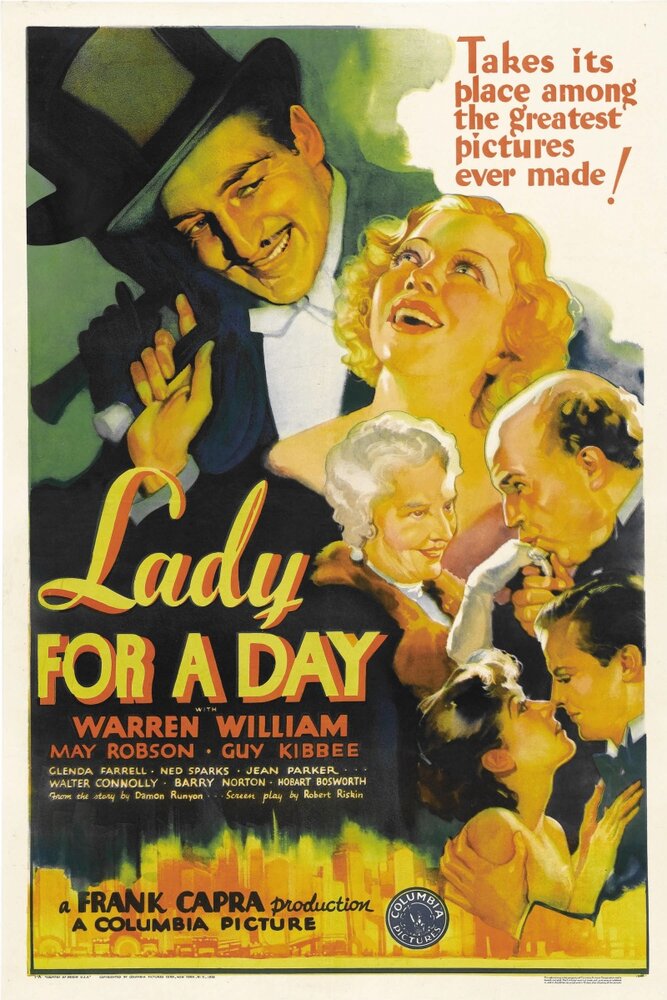 Леди на один день (1933) постер