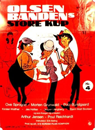 Большое ограбление банды Ольсена (1972) постер
