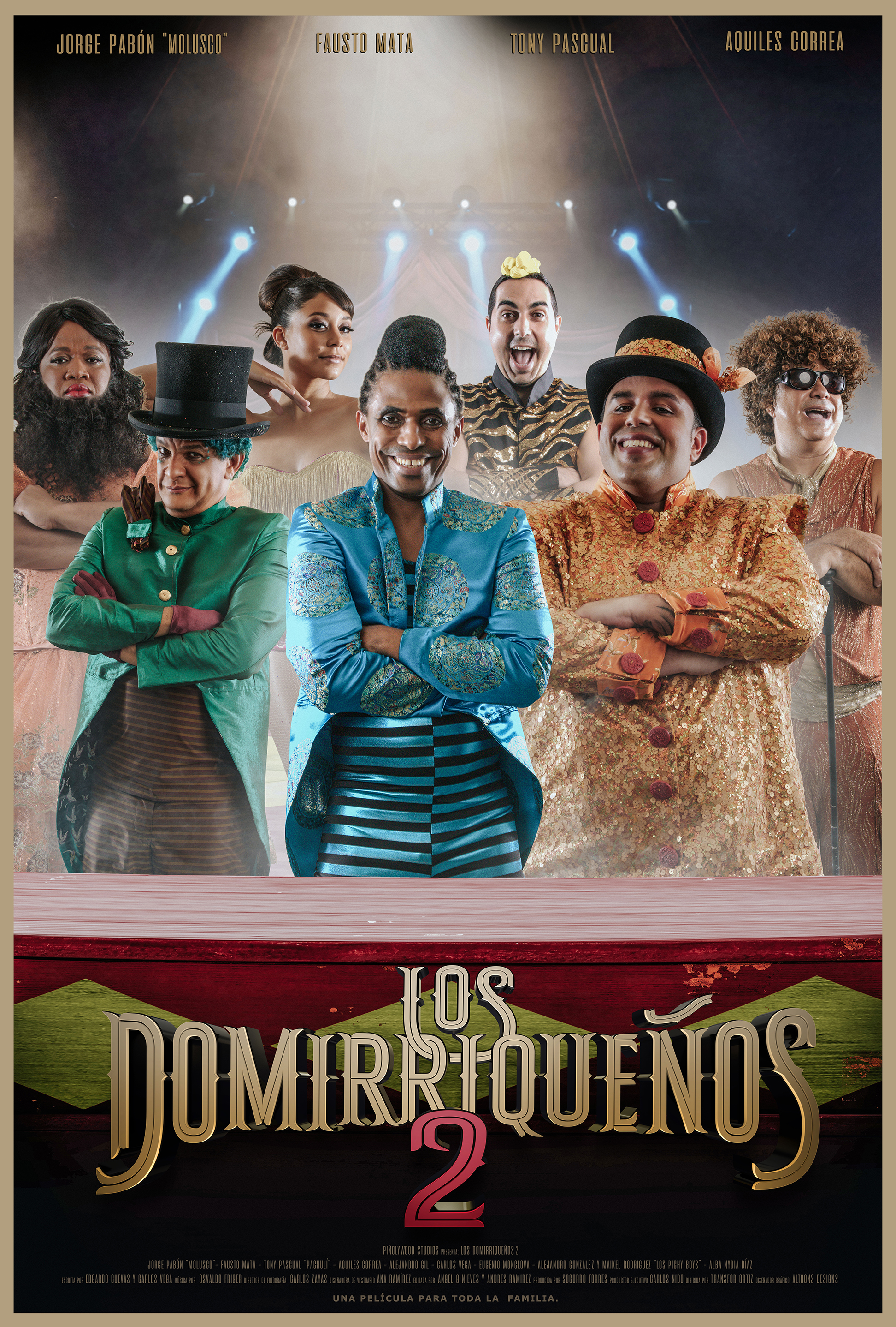 Los Domirriqueños 2 (2019) постер